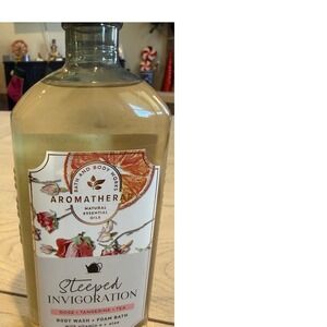 Bath Body Works‎ Aromatherapy Stepped  Rose Tangerine Body Wash Foam Bath 10oz
